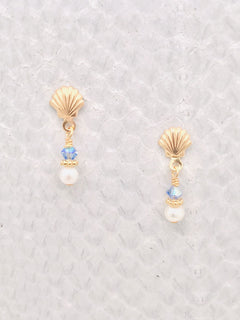 Beach Post Earrings – Gold