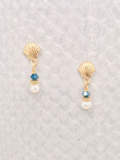 Beach Post Earrings – Gold