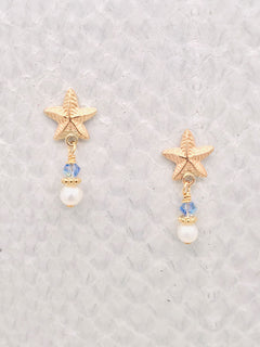 Beach Post Earrings – Gold