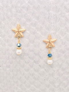 Beach Post Earrings – Gold