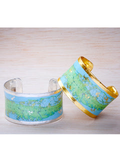 Eastern Shore of Virginia Map Bracelet, exclusively from Moonrise Jewelry