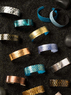 Narrow Fish Leather Bracelet