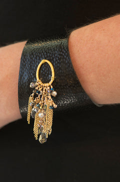 Black Wolffish Leather