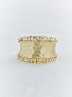 Raymond Mazza "Elizabeth" 14KY Gold & Diamonds 0.64 CTW Ring