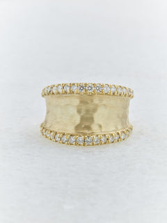 Raymond Mazza "Elizabeth" 14KY Gold & Diamonds 0.64 CTW Ring