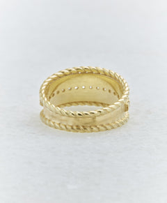 Raymond Mazza "Evelyn" 14KY Gold & Diamonds 0.34 CTW Ring
