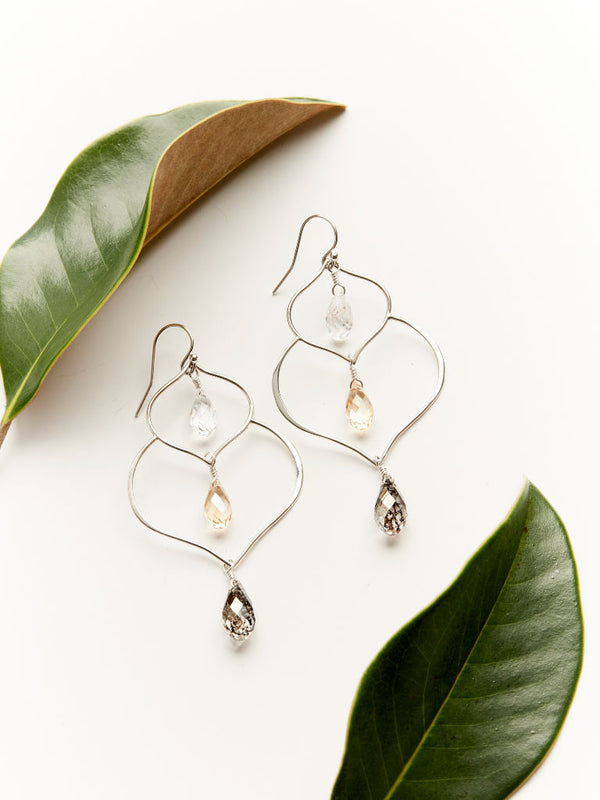 Silver Madrid Earrings 