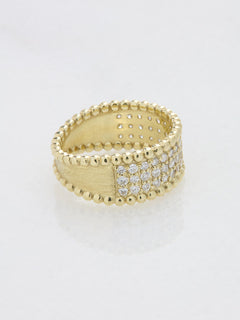 Raymond Mazza "Avery" 14KY Gold & Diamonds 0.88 CTW Ring