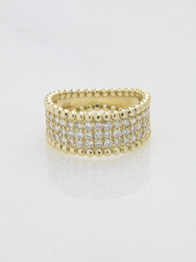 Raymond Mazza "Avery" 14KY Gold & Diamonds 0.88 CTW Ring
