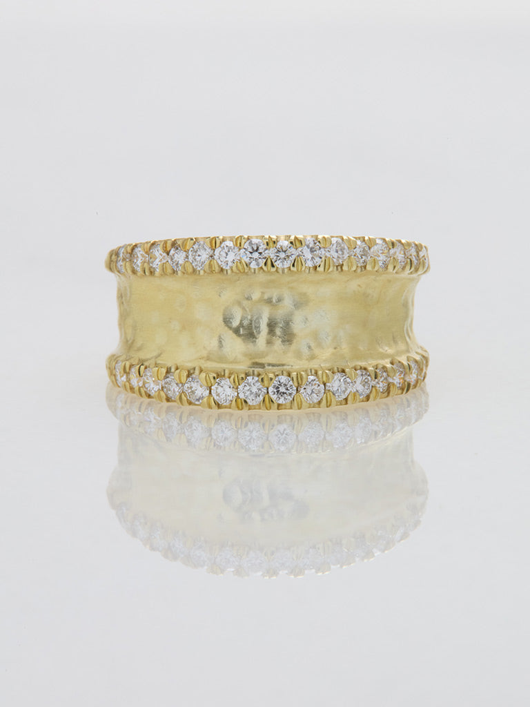 Raymond Mazza "Lizzie" 14KY Gold & Diamonds 0.64 CTW Ring