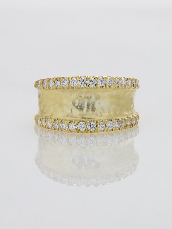 Raymond Mazza "Lizzie" 14KY Gold & Diamonds 0.64 CTW Ring