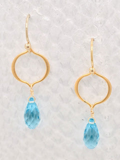 Seville Earrings– Turquoise Swarovski Crystals