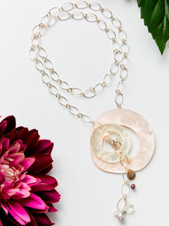 Double-wrapped "Y" style with optional Capiz Shell Pendants (sold separately)