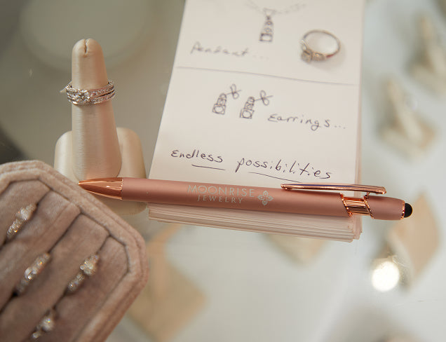 Custom jewelry piece by Moonrise Jewelry