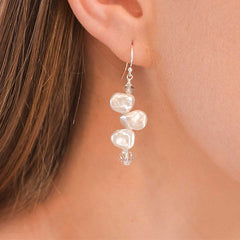 Huahine Earrings - White